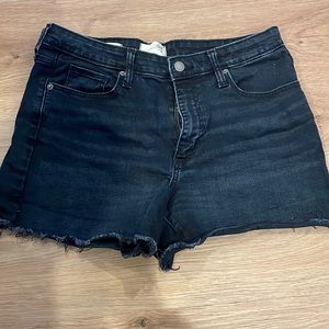 High Rise Midi Shorts